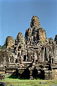 Angkor Thom - Bayon temple, general view from South 